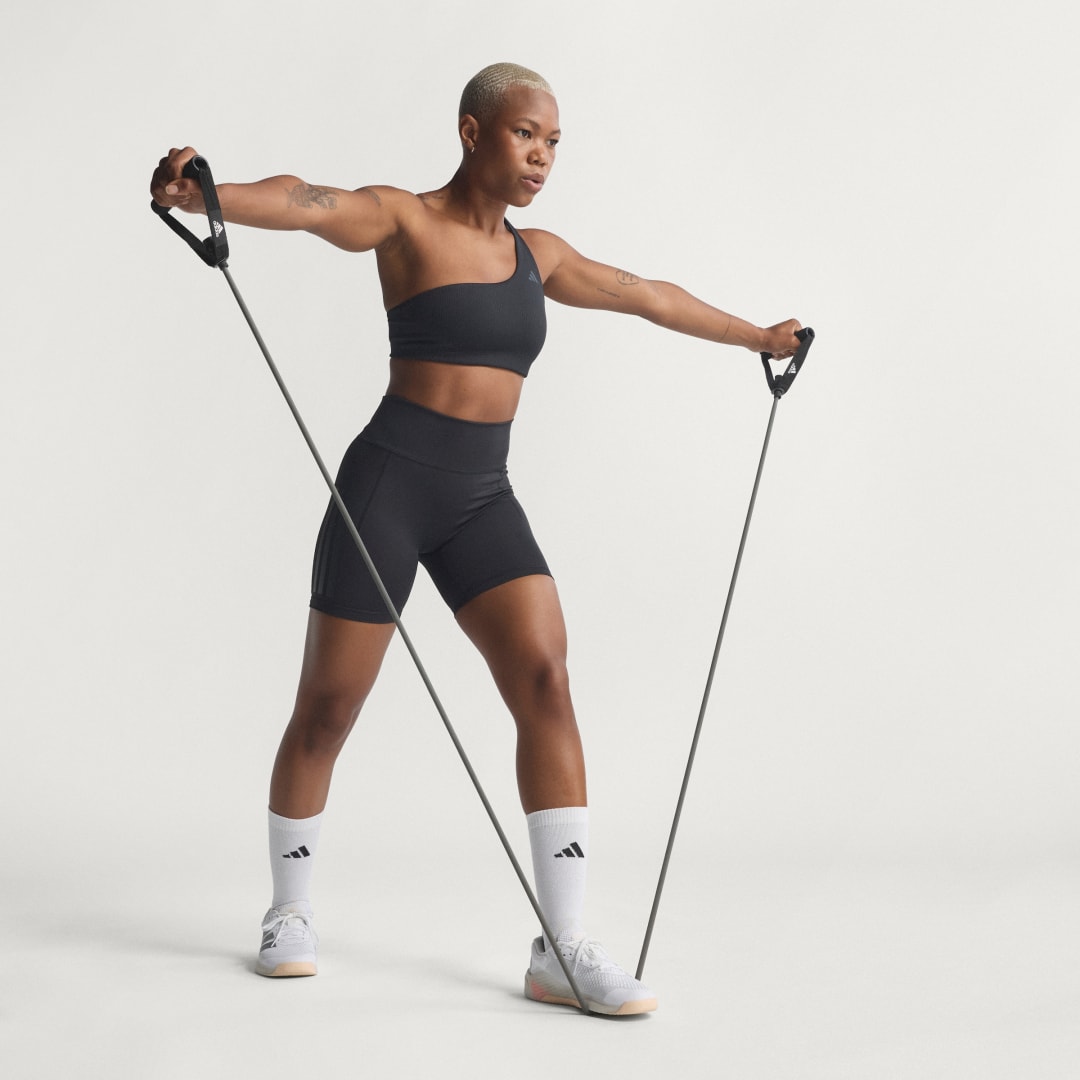 Soutien gorge asymétrique à maintien léger Optime Workout Rib - vue 7