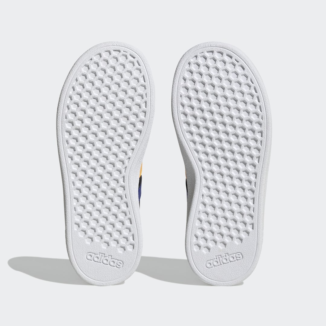 Adidas Grand court sneaker Core Black / Lucid Blue / Court Green