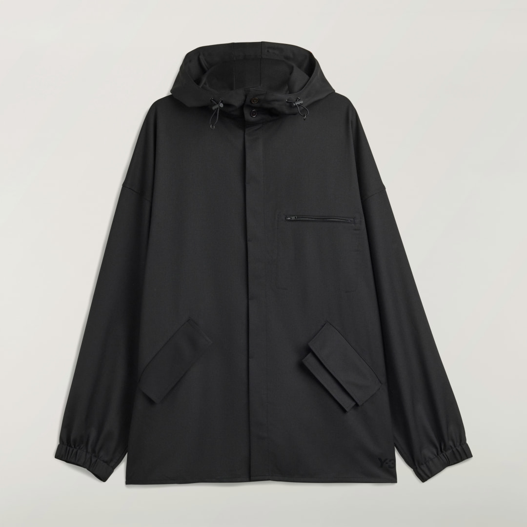 Adidas Y-3 Refined Wool Hooded Top 3-Stripes