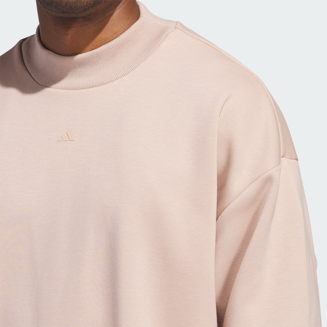 

adidas Sudadera Adidas Basketball 001_ Cuello Redondo Unisex, Ash pearl
