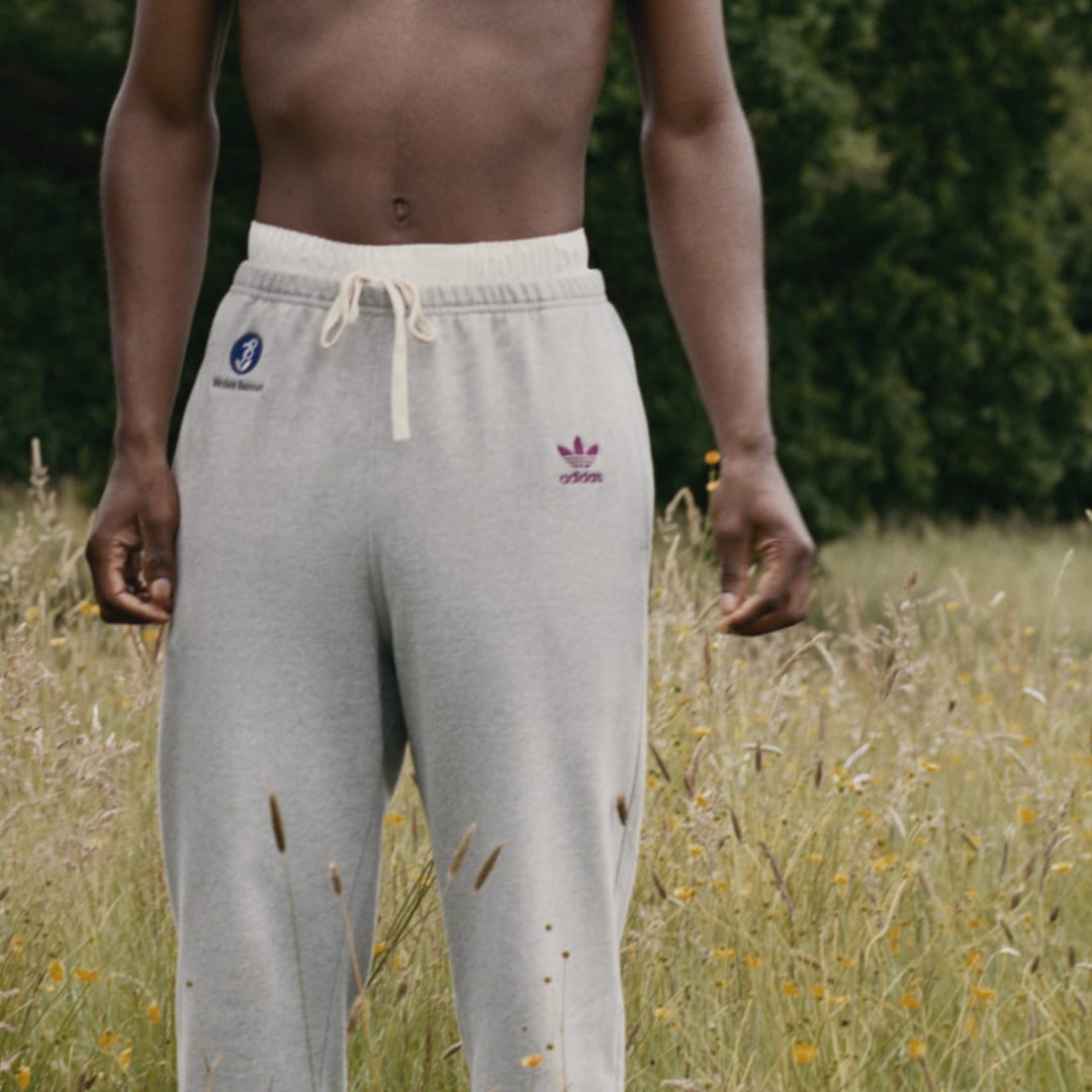 фото Флисовые брюки wales bonner adidas originals