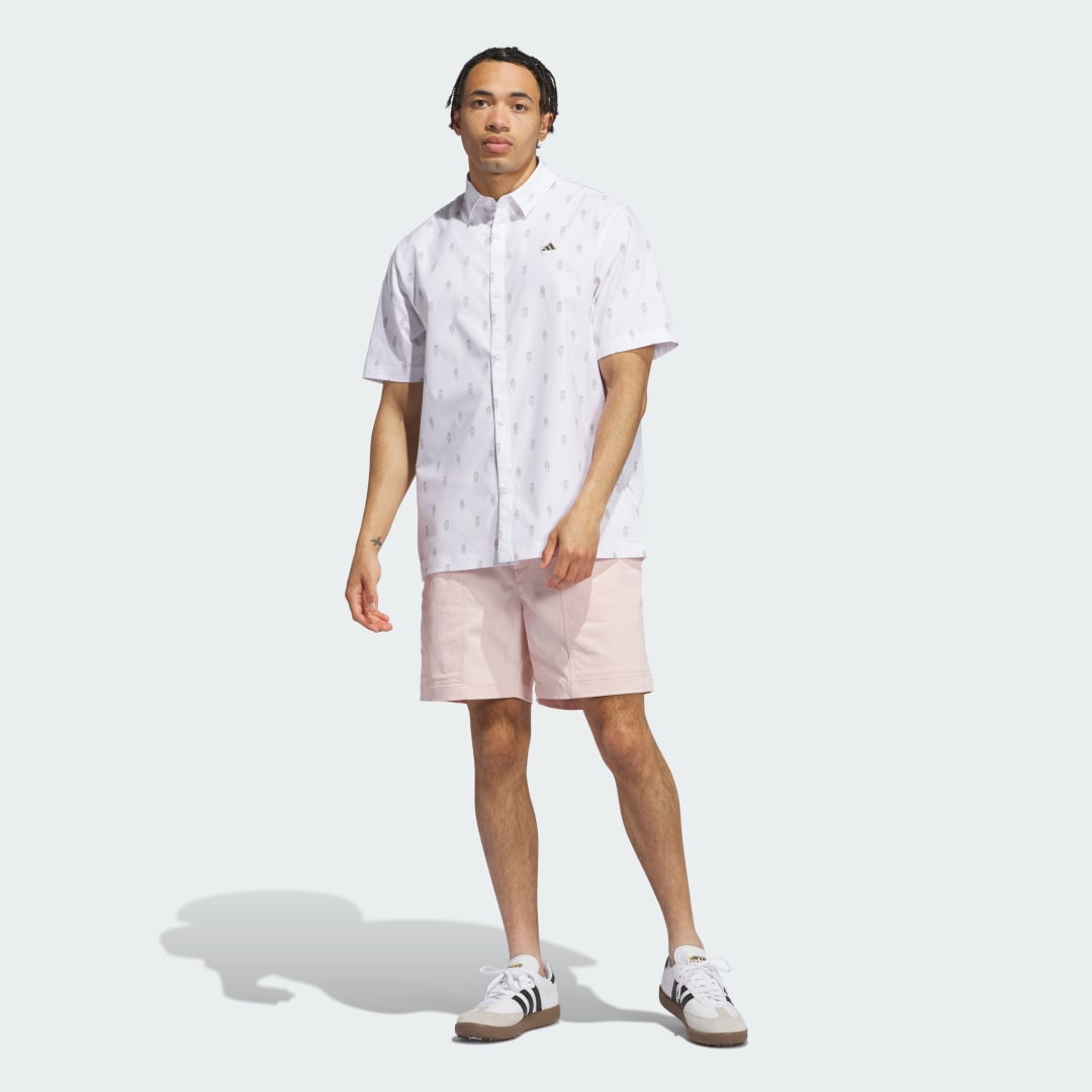 Adidas Go-to Resort Button Down Polo Shirt