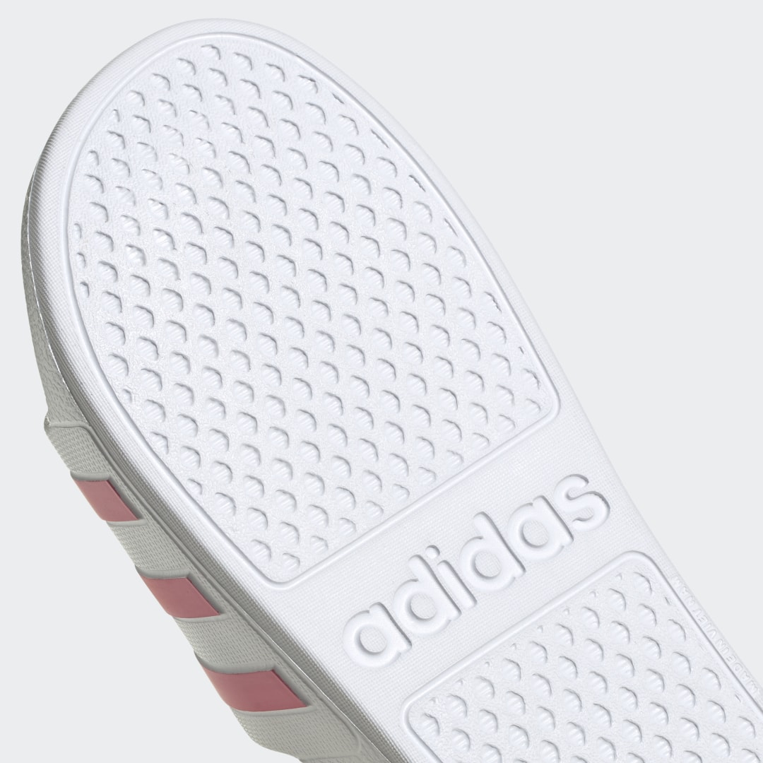 

adidas Sandalias Adilette Aqua Mujer, Blanco/rose tone/blanco