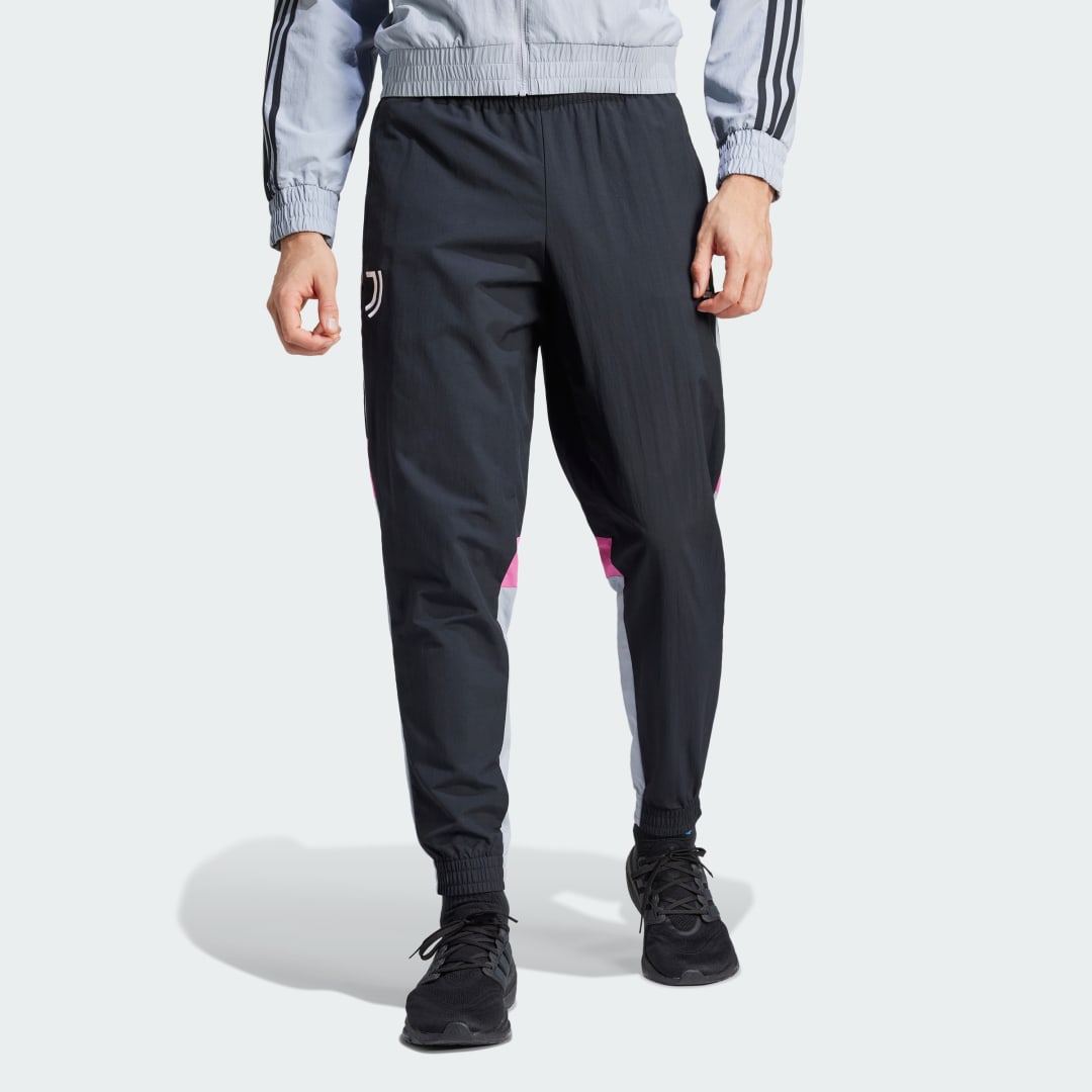 Image of adidas Juventus Woven Track Pants Black XSTP - Men Soccer Pants,Tracksuits