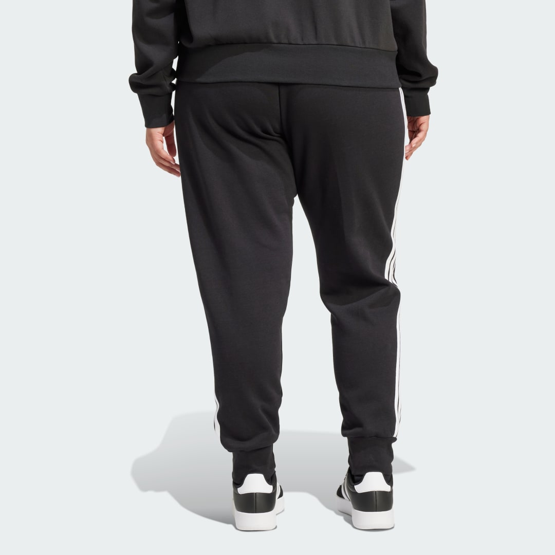 Pantalon ajusté en molleton Essentials à 3 bandes taille plus - vue 6