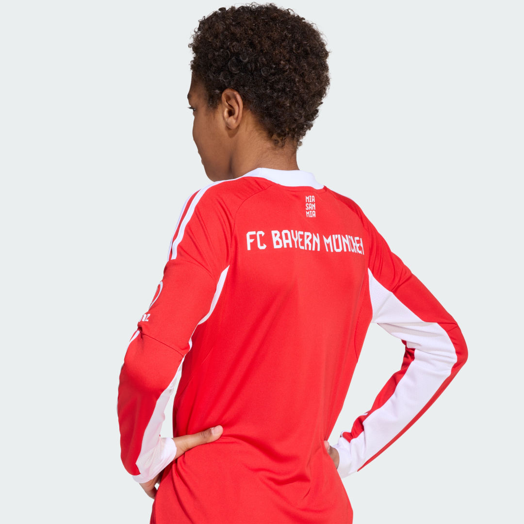 Adidas FC Bayern München 25 26 Thuisshirt met Lange Mouwen Kids