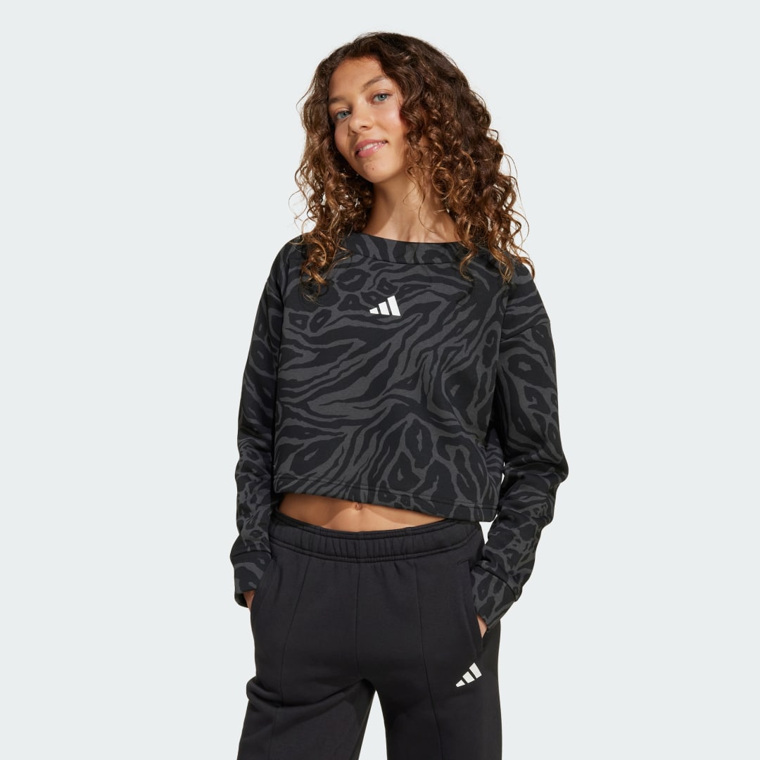 Adidas Sweater Future Icons Cropped Sweatshirt Kids