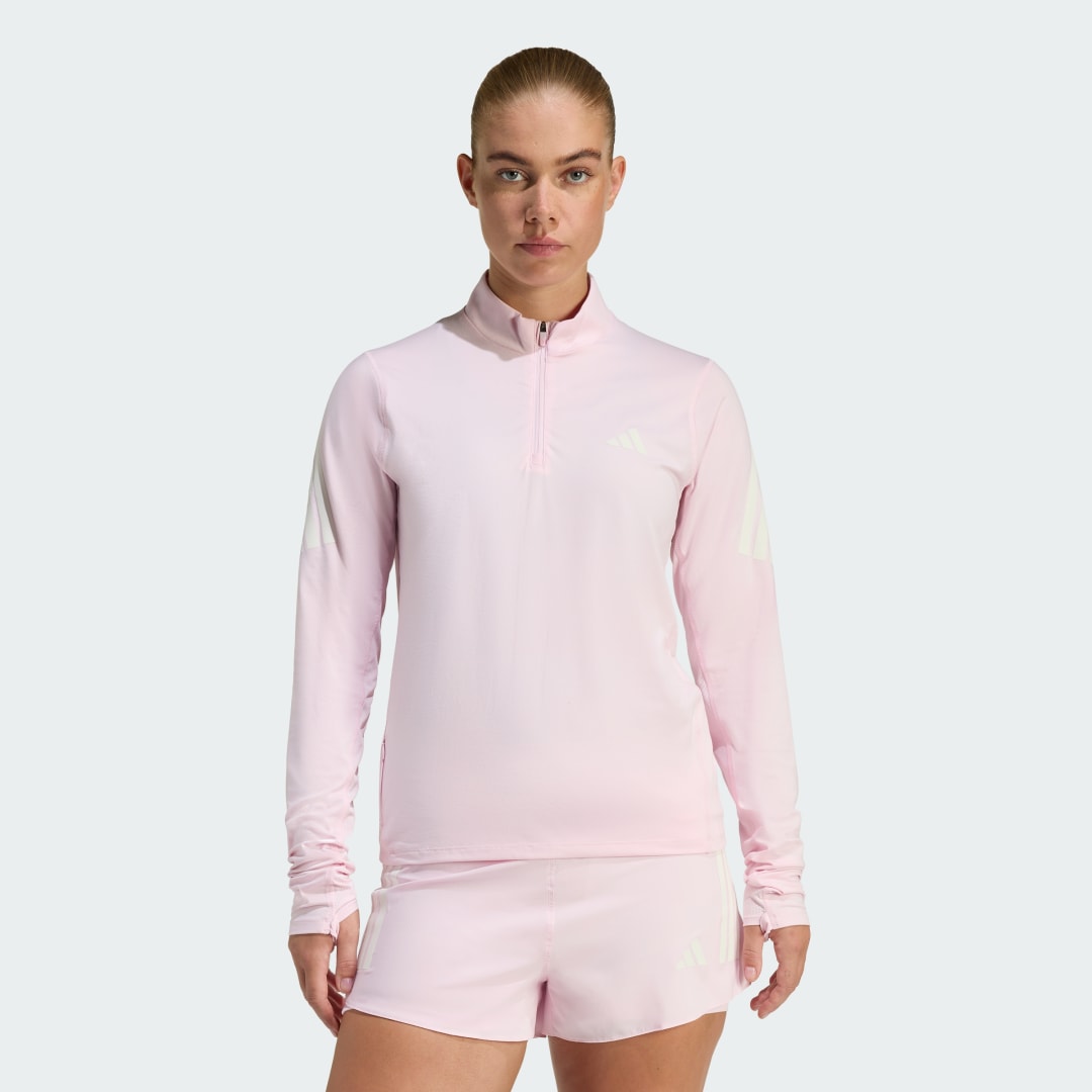 Pull de running demi zip adi365 Iconic - vue 5