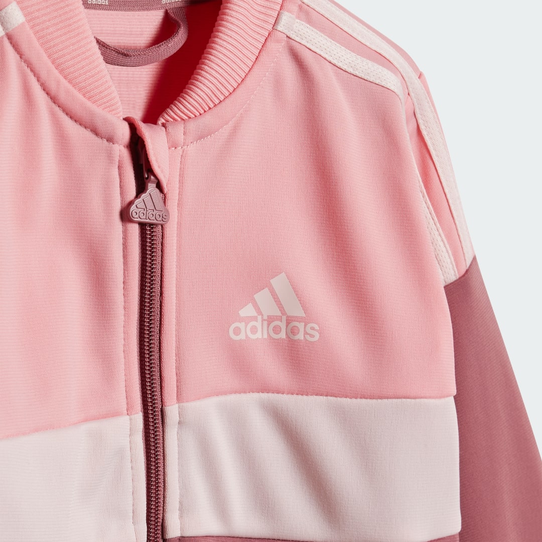Adidas Tiberio 3-Stripes Colorblock Shiny Trainingspak Kids