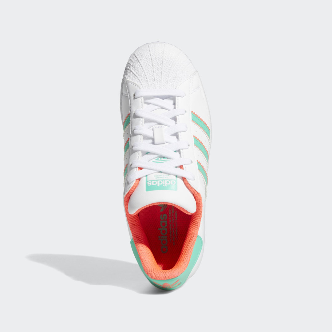 Adidas Superstar sneaker Cloud White / Hi-Res Green / Turbo