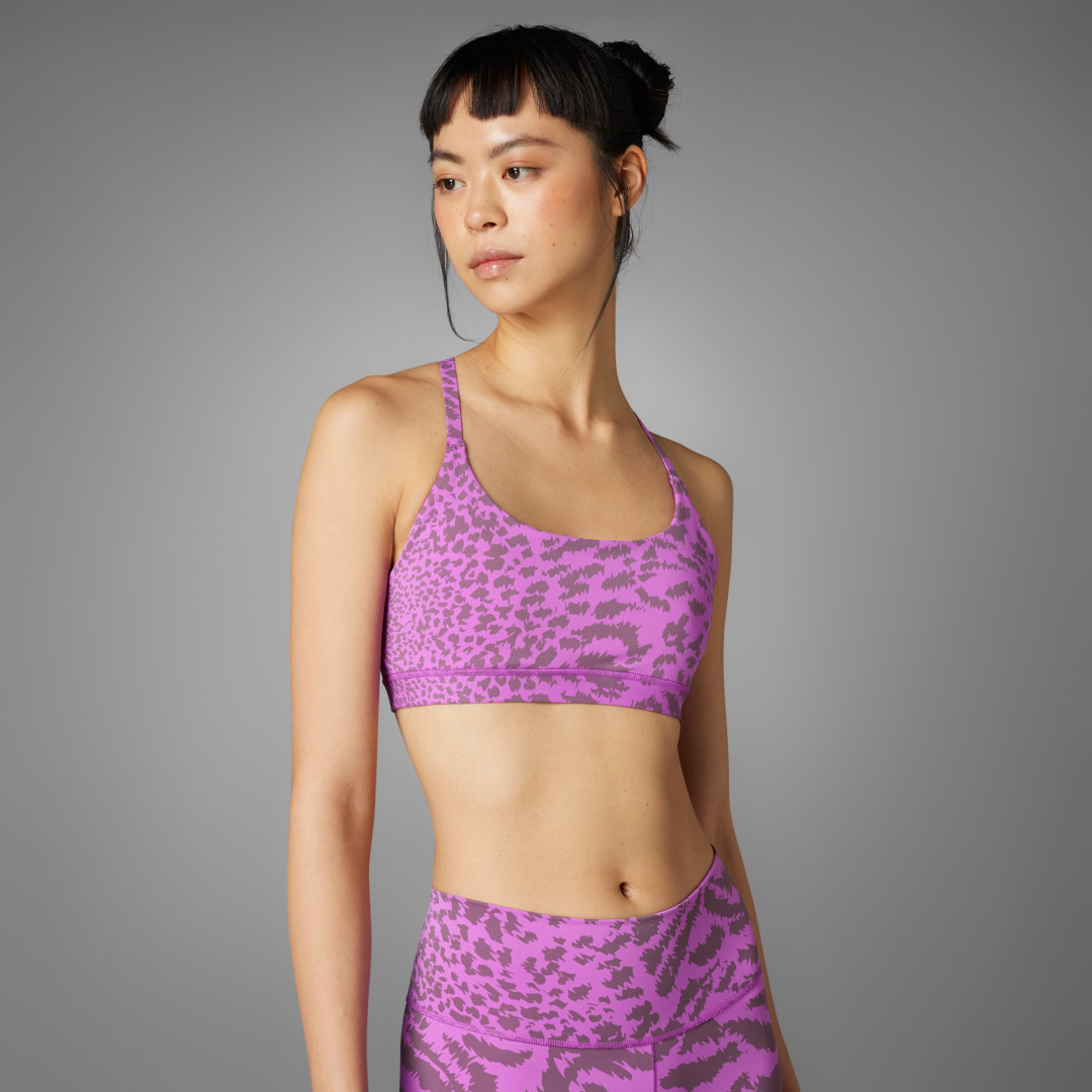 Adidas All Me Light-Support Allover Print Beha