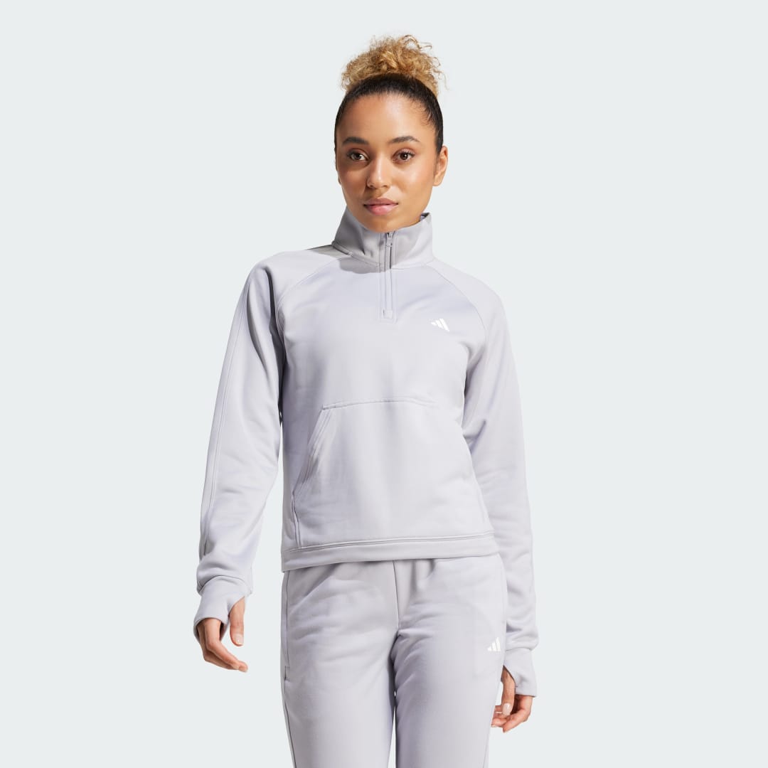 Image of Felpa Aeroready Game & Go Quarter-Zip Fleece cod002