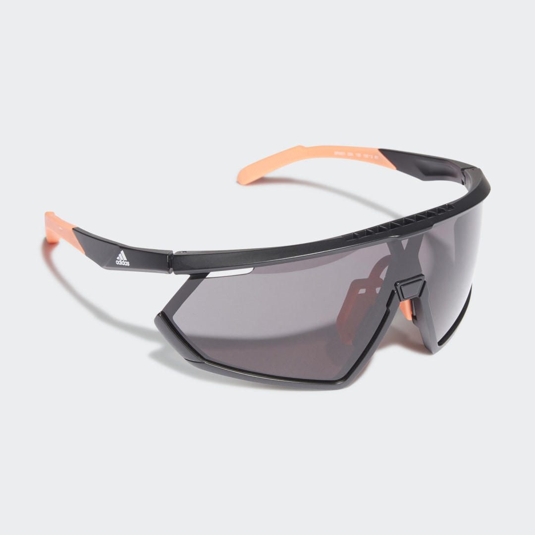 SP0001 Shiny Black Injected Sport Zonnebril SP0001 Shiny Black Injected Sport Zonnebril