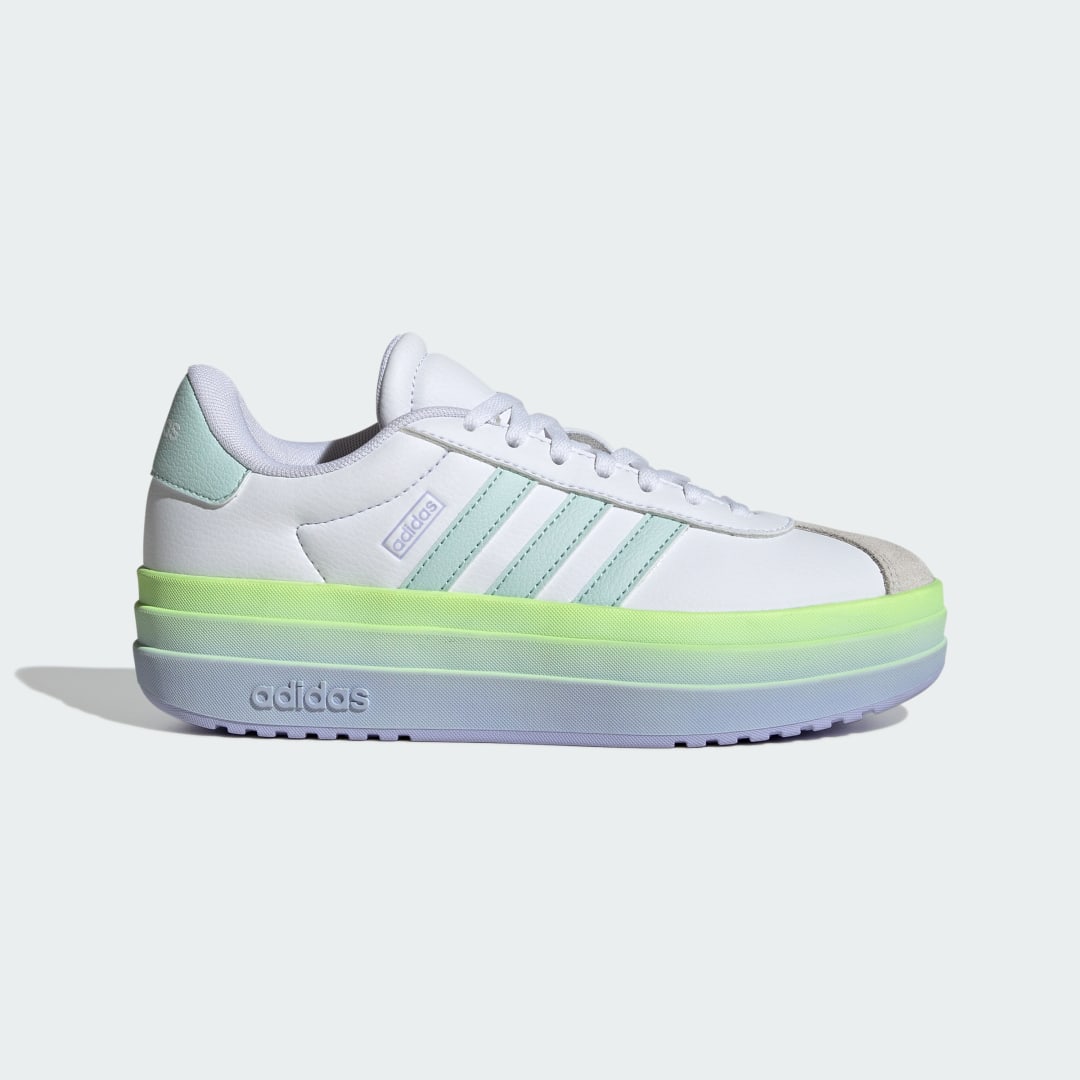 Adidas VL court sneaker Cloud White / Halo Mint / Violet Tone