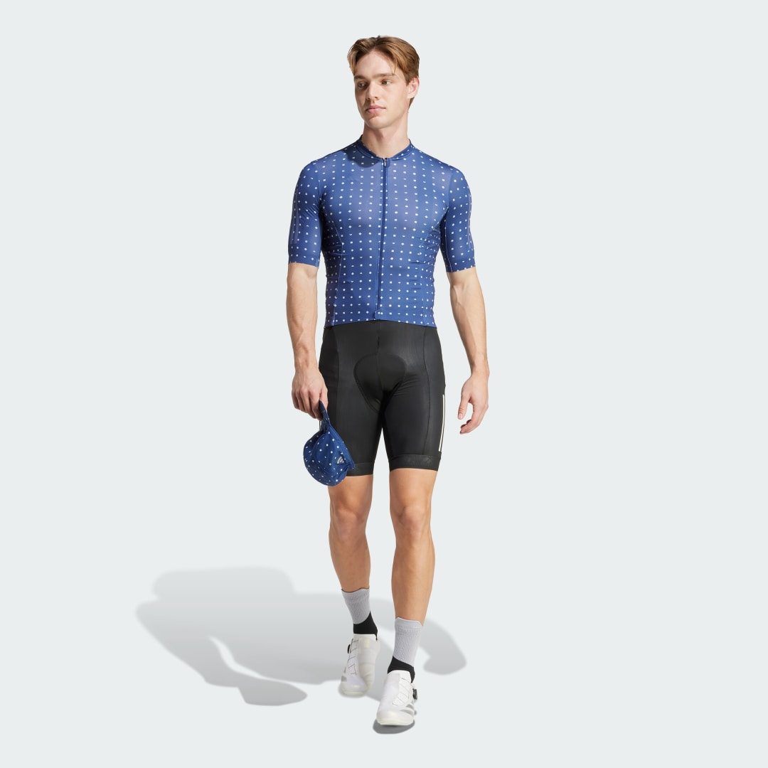 Adidas Tempo 3-Stripes Sunshine Mozaïek Wielrenshirt