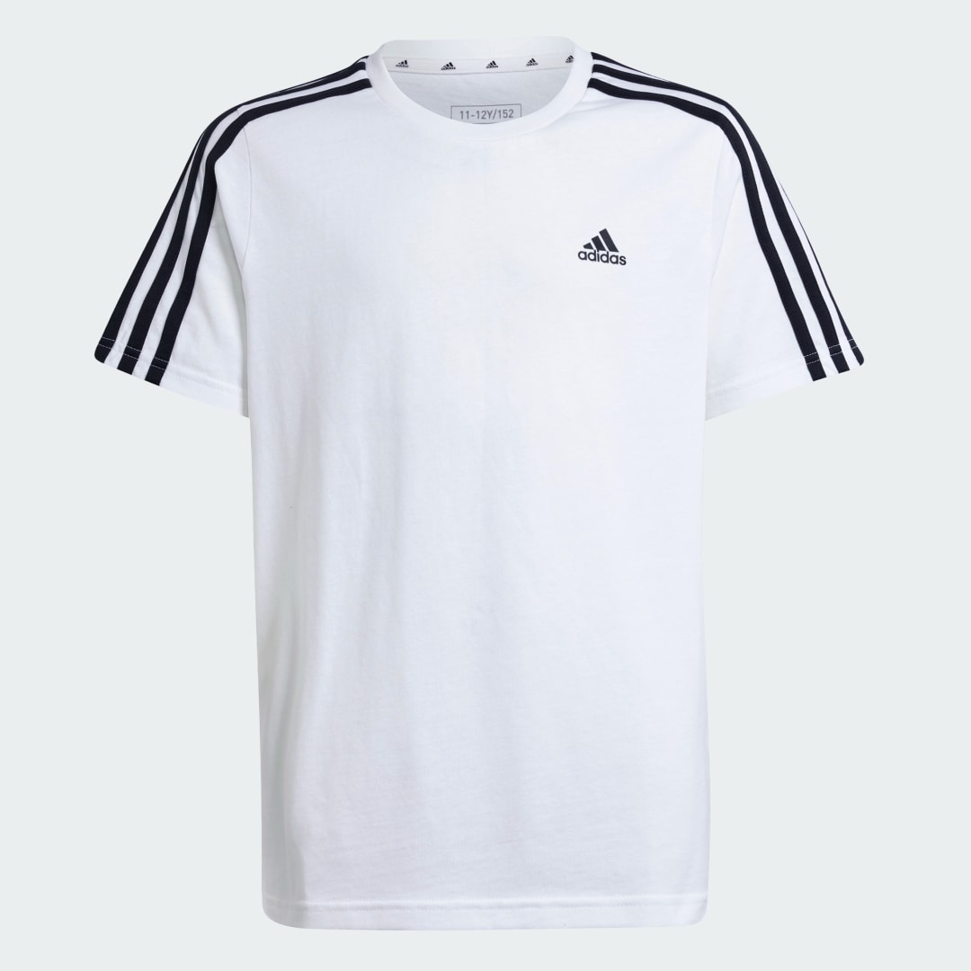 Adidas Essentials 3-Stripes Cotton Loose Fit Boyfriend T-shirt