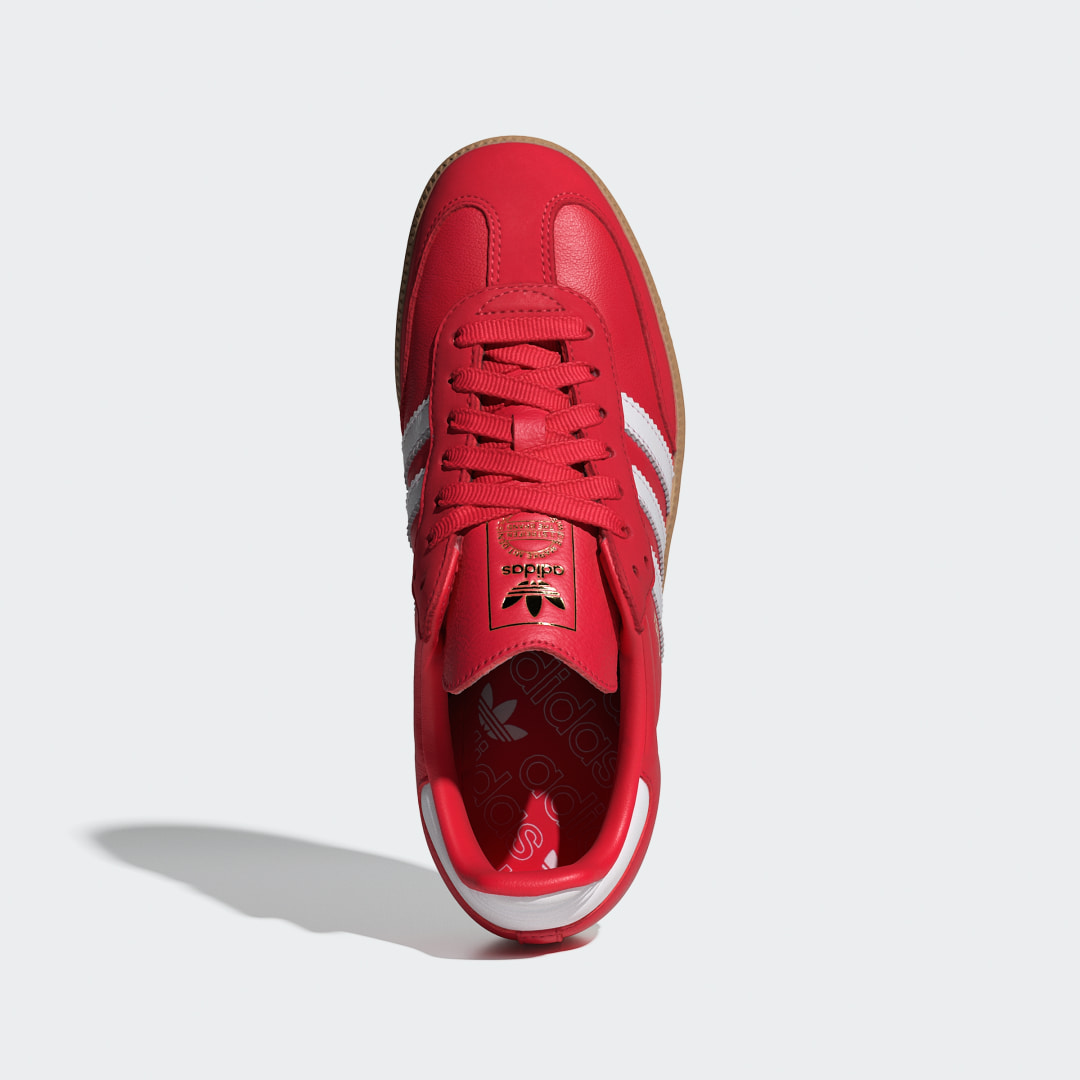 Adidas Samba sneaker Better Scarlet / Cloud White / Gold Metallic