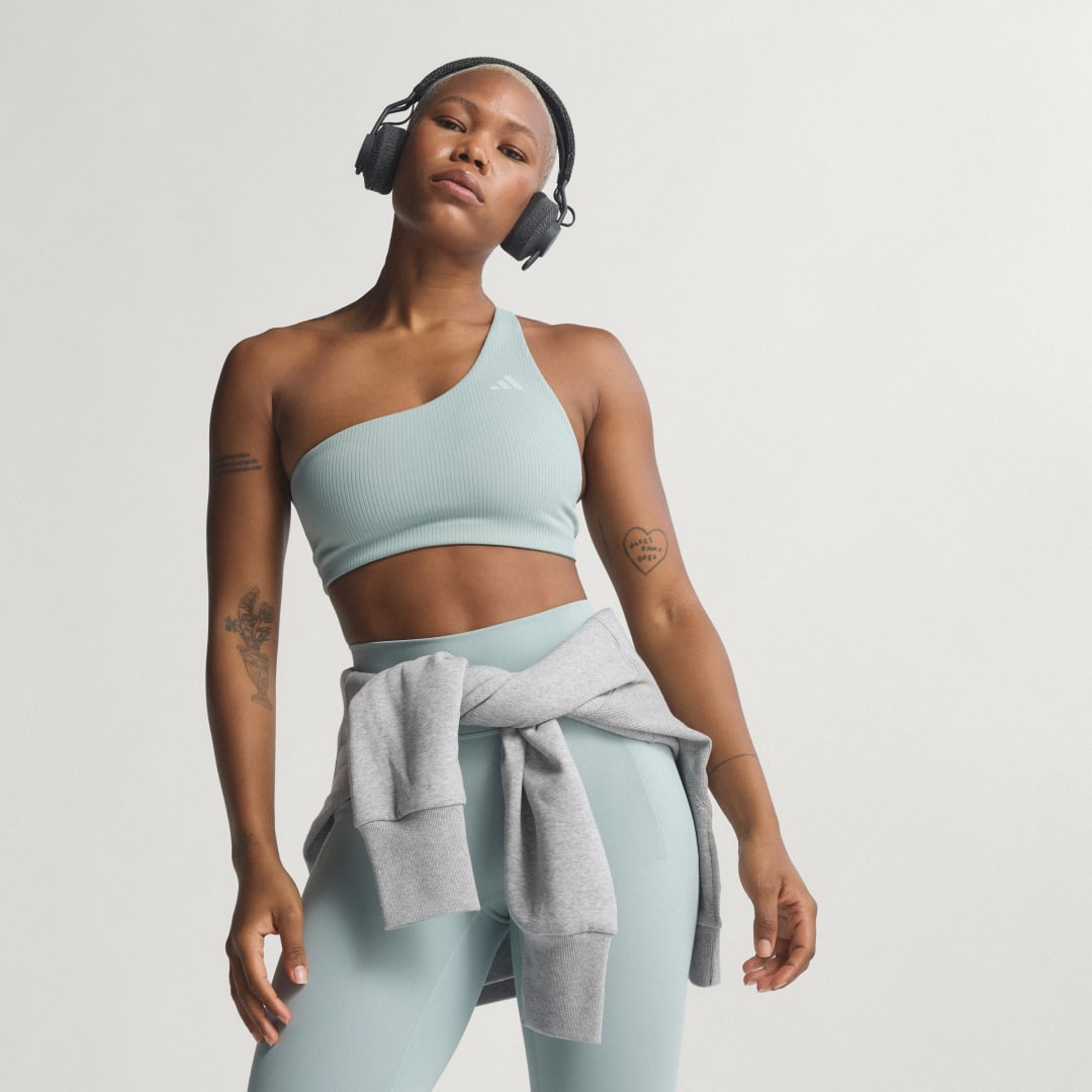 Soutien gorge asymétrique à maintien léger Optime Workout Rib