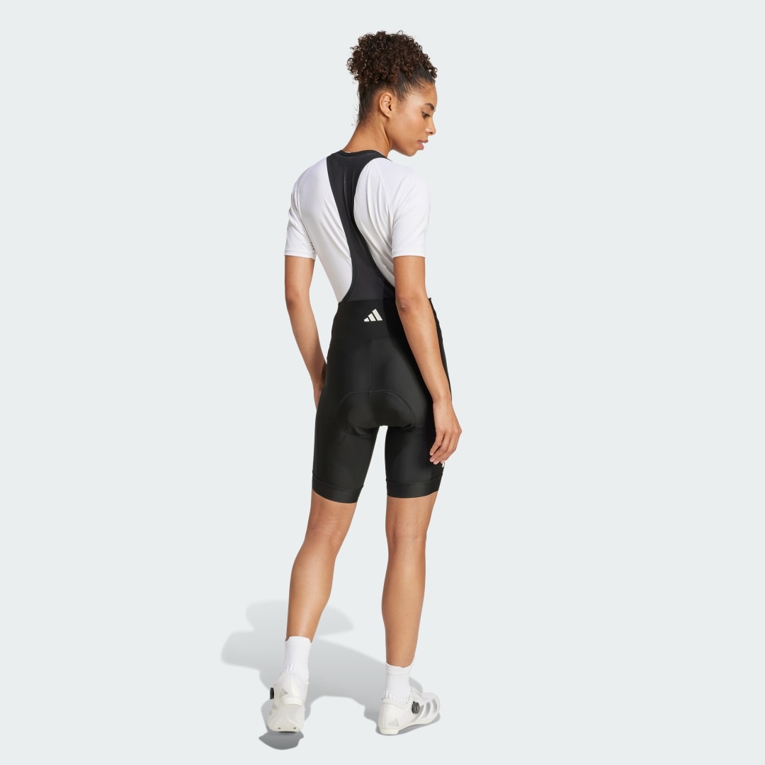Adidas Essentials 3-Stripes Wielrenshort met Bretels en Zeem