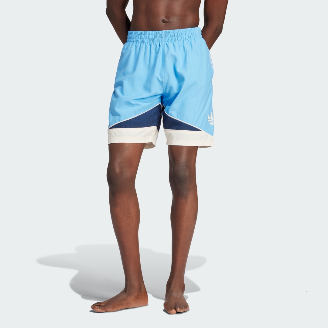 Image of adidas CLRDO Swim Shorts Blue Burst 2XL - Men Swim Swimwear
