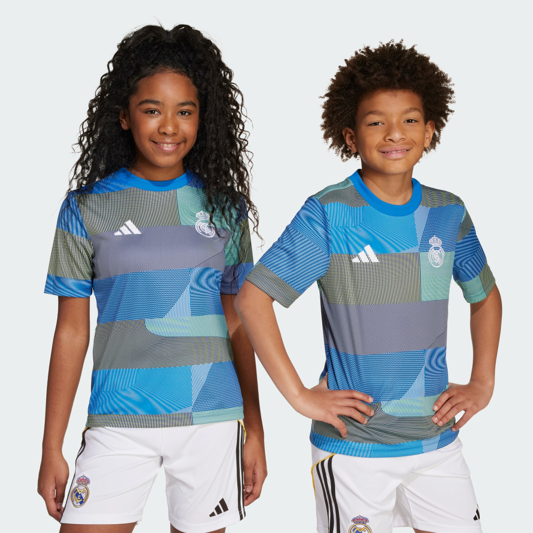 Adidas Real Madrid 25 26 Pre-Match Voetbalshirt Kids