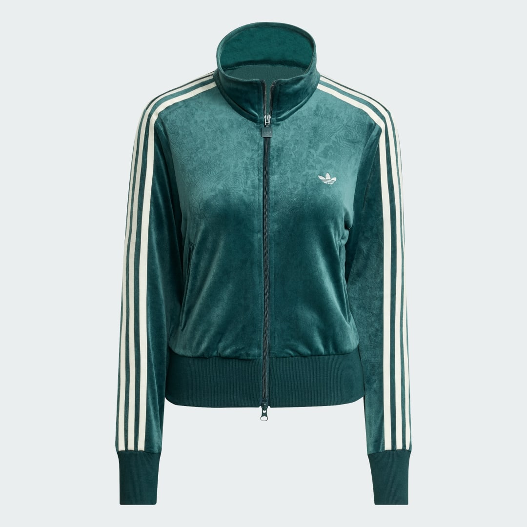 Veste de survêtement Firebird velours en relief adidas Originals x Liberty London - vue 4