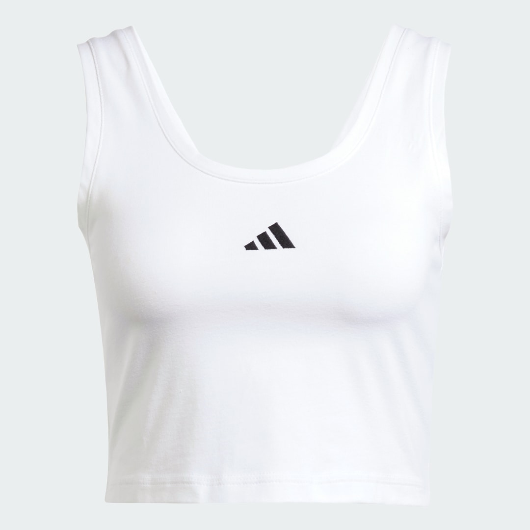 Adidas Essentials Small Logo Katoenen Lifestyle Tanktop