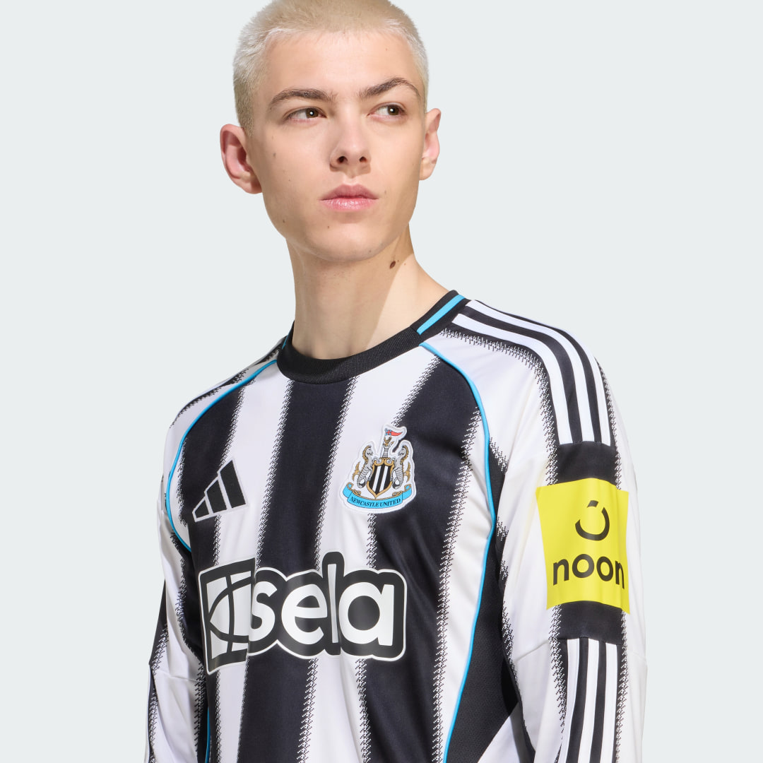 Adidas Newcastle United FC 25 26 Thuisshirt met Lange Mouwen