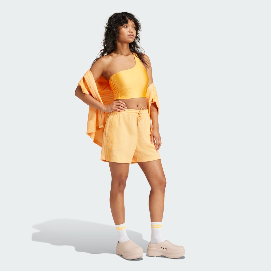 

adidas Shorts Tejidos Mujer, Naranja