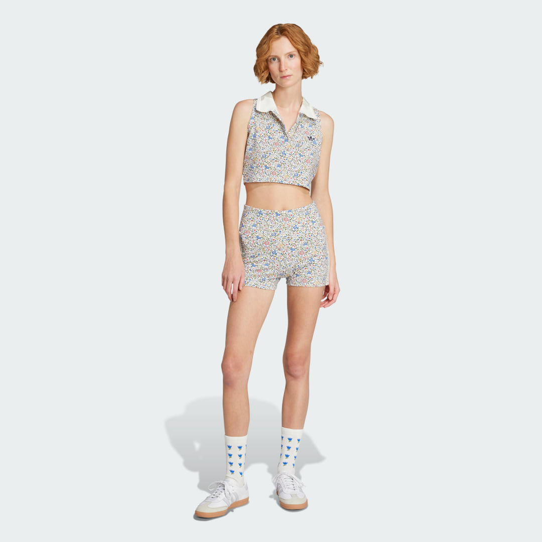 Adidas Originals x Liberty London Mouwloze Crop Polo