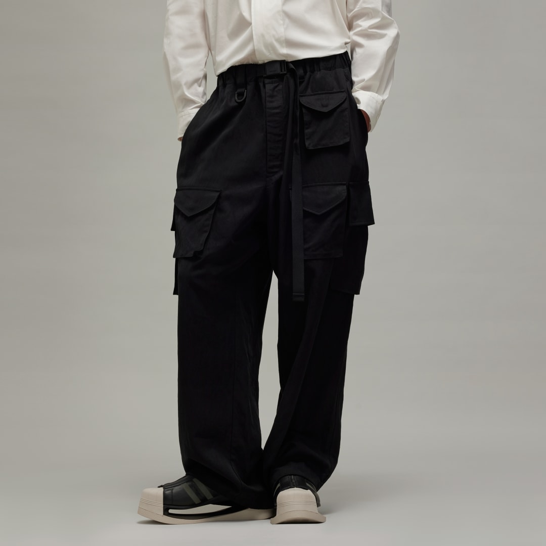 Adidas Zwarte Y-3 Broek Stijlvolle Upgrade Black Heren