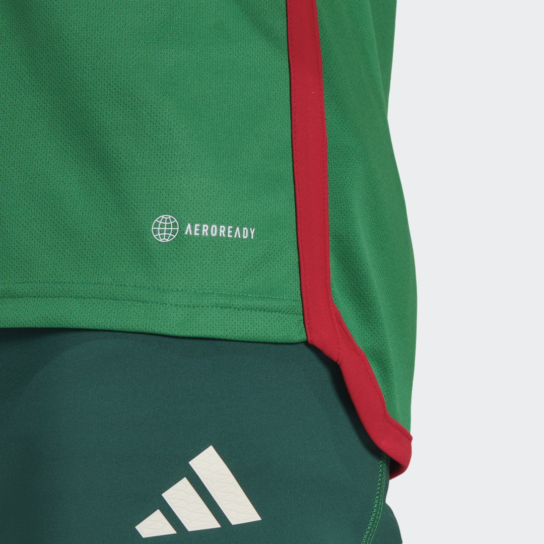 

adidas Jersey Local Selección Nacional de México Hombre, Vivid verde/collegiate verde