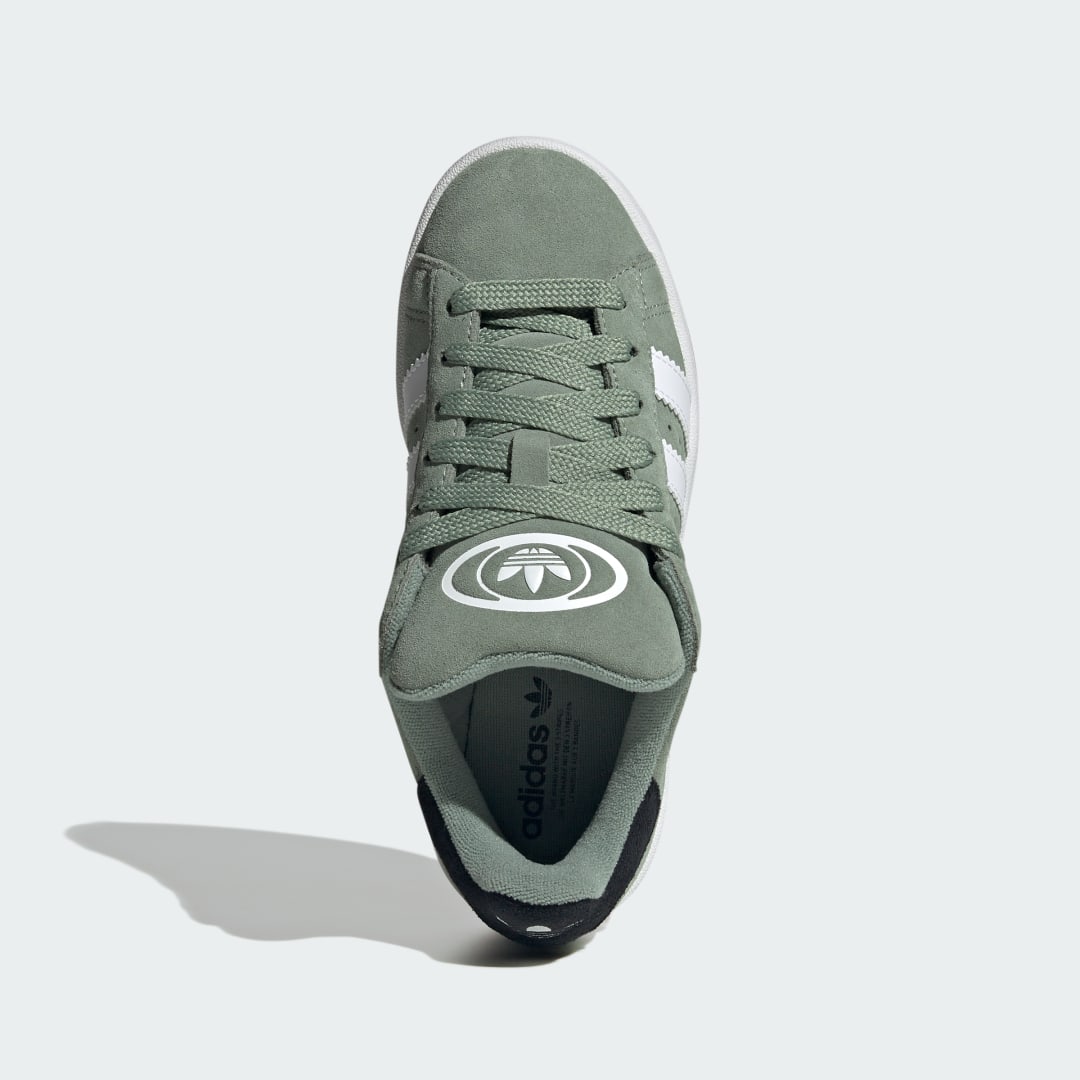 Adidas Campus sneaker Silver Green / Cloud White / Gum