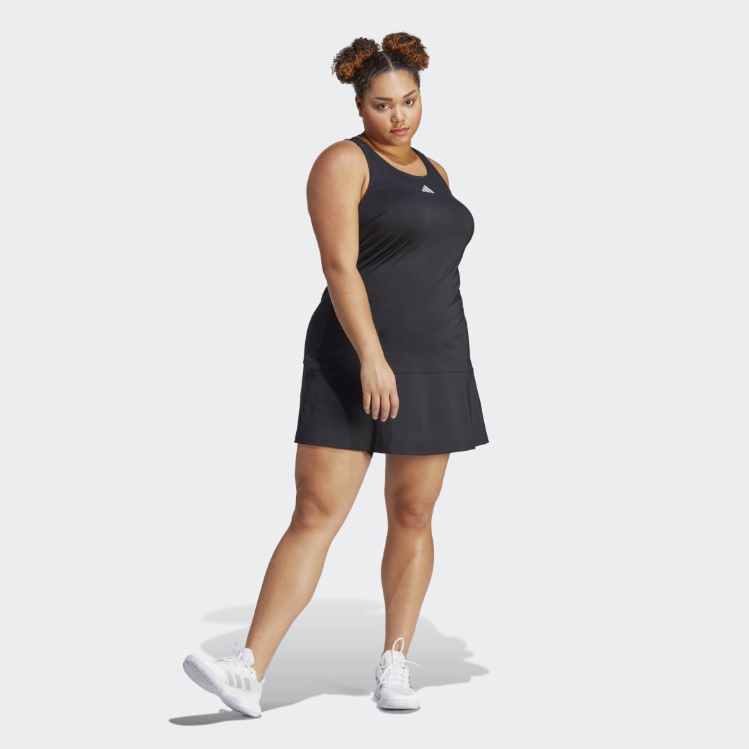 adidas Tennis Y-Dress (Plus Size) Black 1X Womens