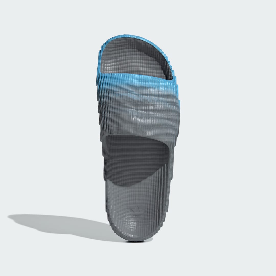 

adidas Sandalias Adilette 22 Hombre, Gris three/semi azul burst mel/negro