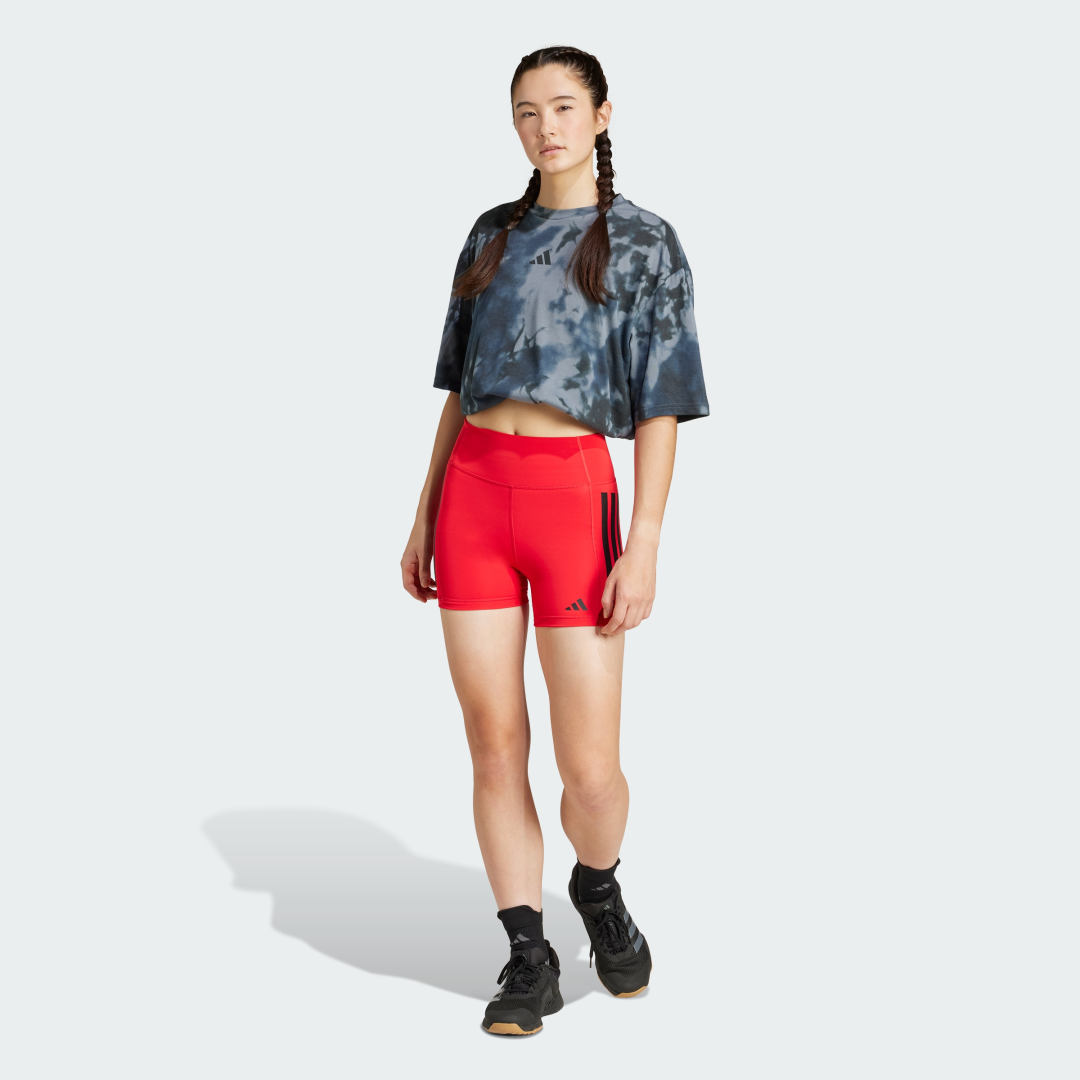Adidas Optime 3-Stripes 1 4 Korte Legging