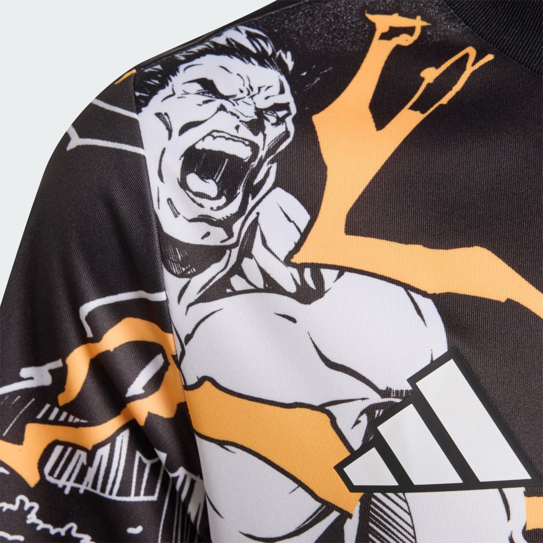 MAILLOT ALL BLACKS MARVEL CAPTAINS RUN ENFANTS - vue 4