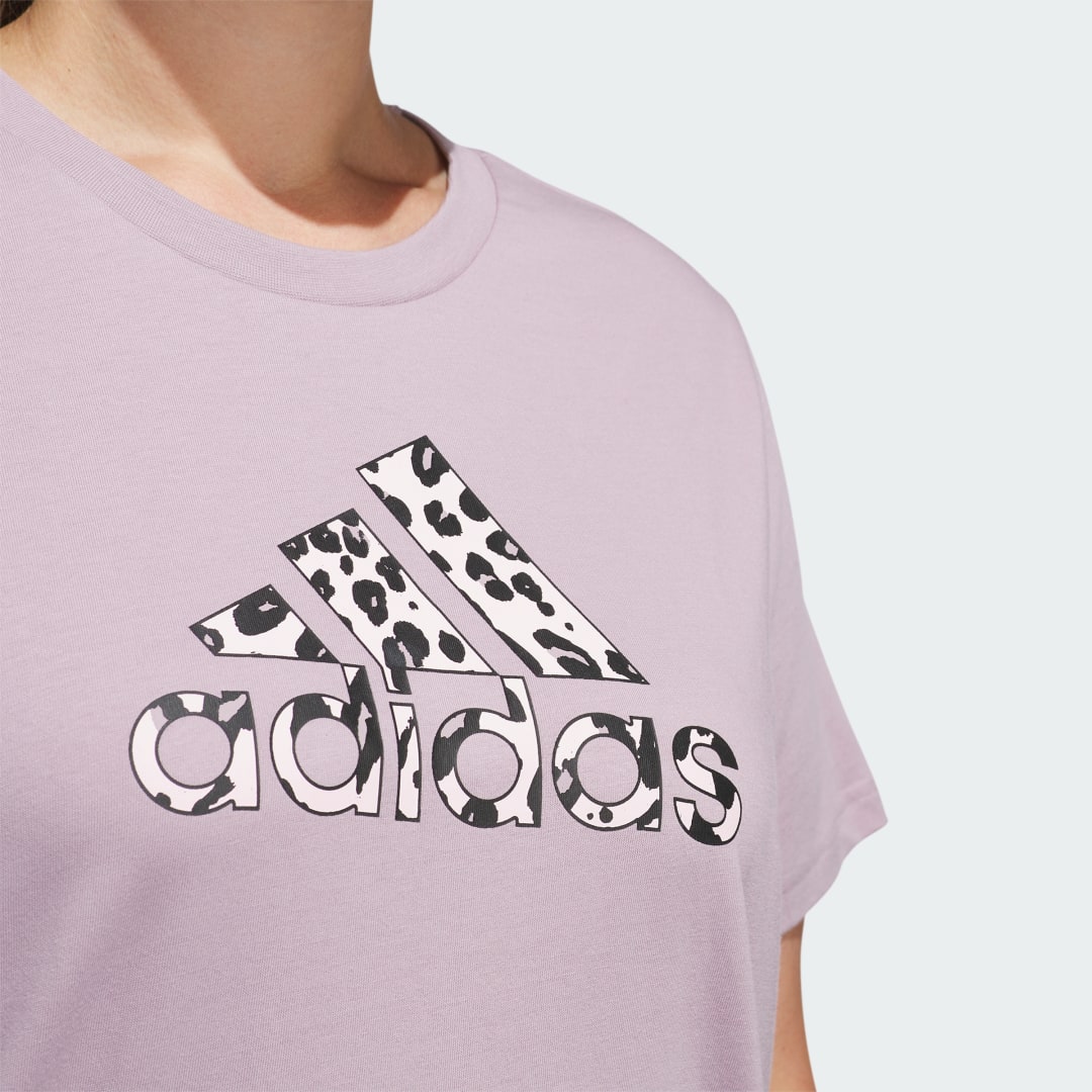 

adidas Camiseta Animal Print Estampada Mujer