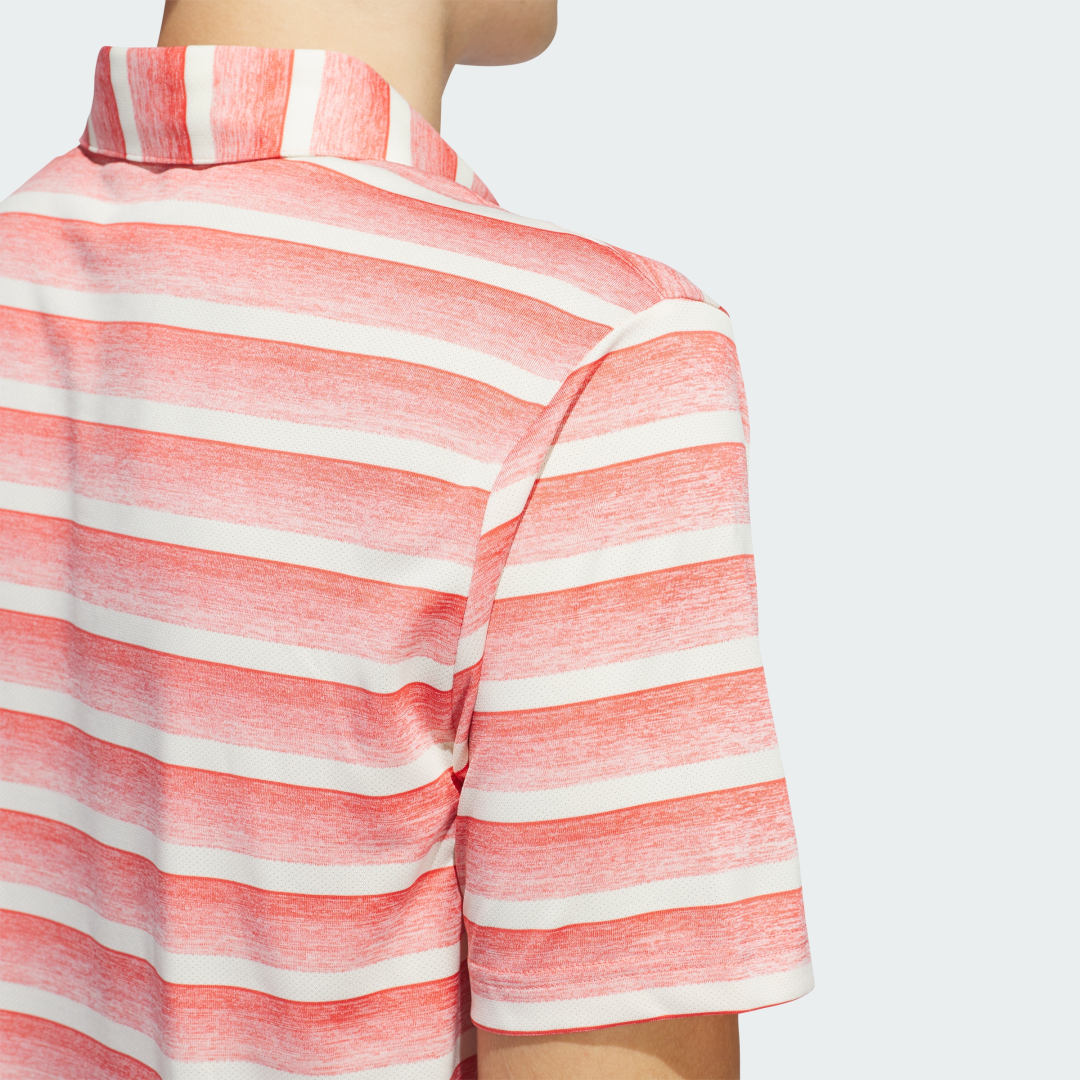 Adidas Two-Color Striped Poloshirt