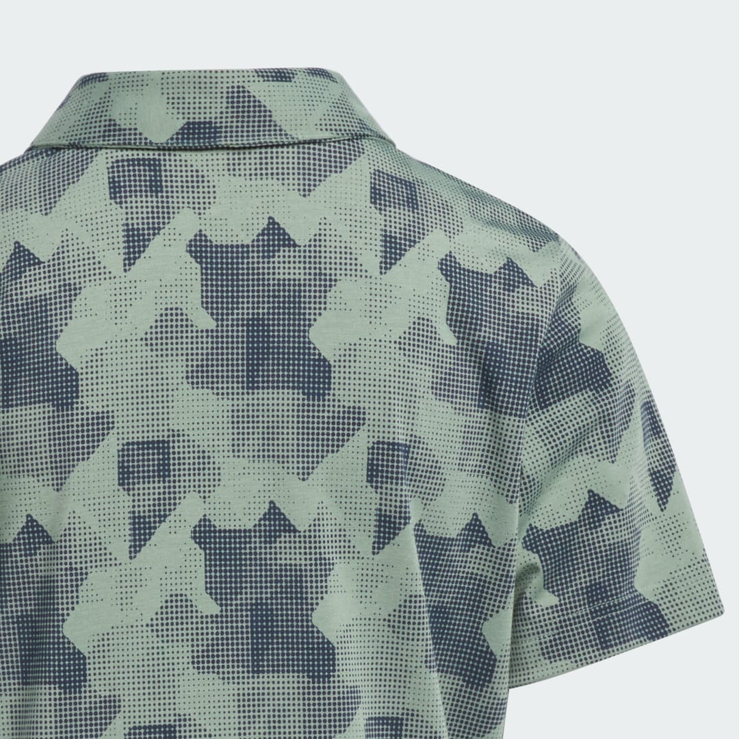 Adidas Printed Scripted Poloshirt Kids
