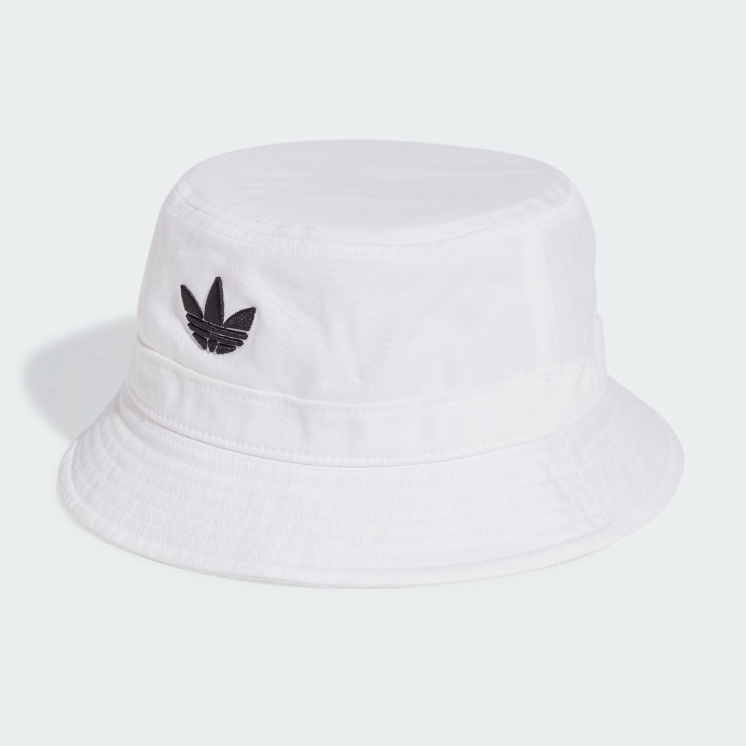 Adidas Originals Adicolor Bucket Hat unisex Caps & Mutsen wit Maat ONE SIZE Accessoires