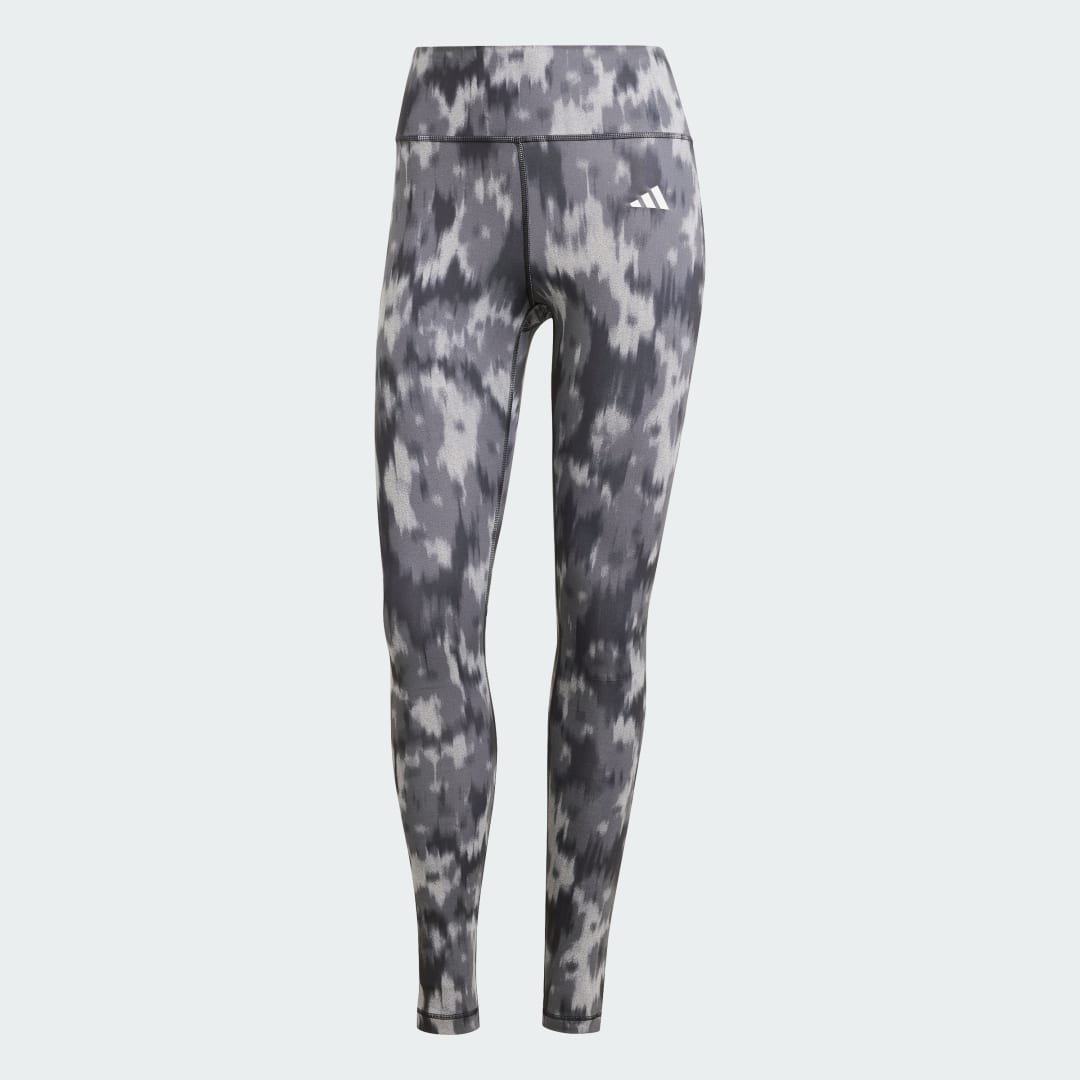 Adidas Optime Essentials Allover Print Flower Tie-Dye Legging
