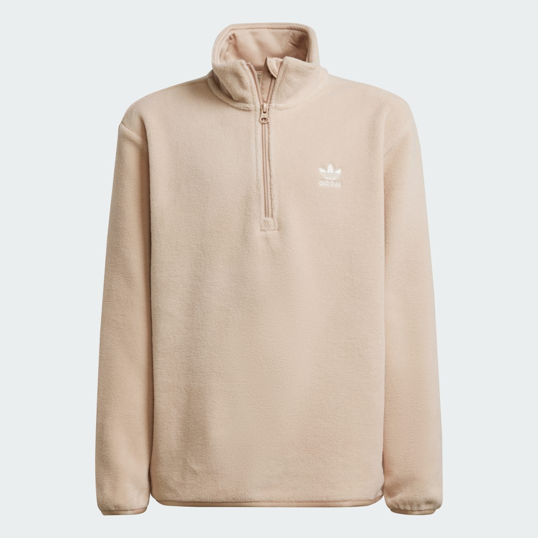 Adidas Polar Fleece Sweatshirt met Halflange Rits Kids