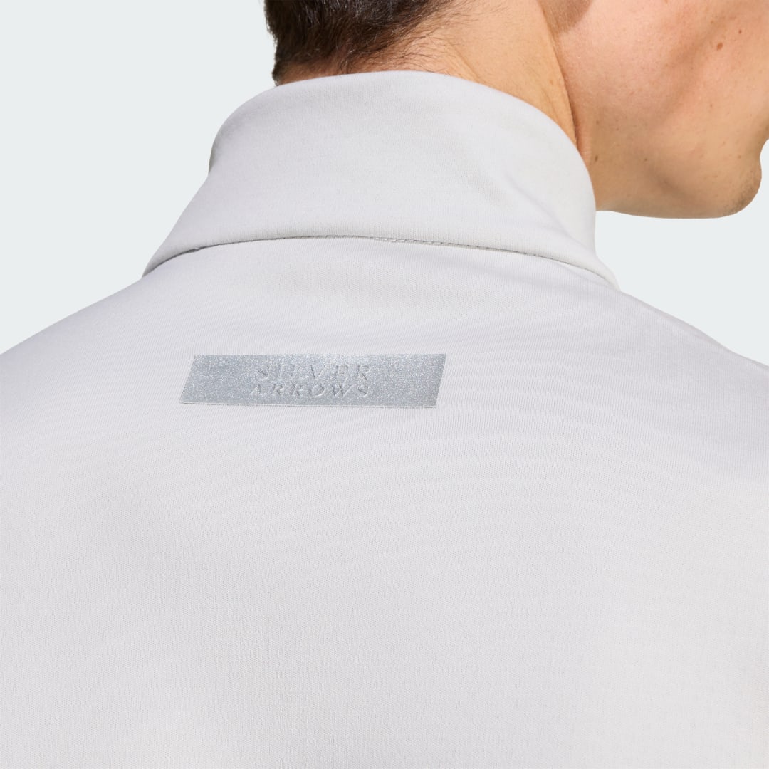 Adidas Mercedes AMG Petronas Formule One Team Silver Arrows Half-Zip Top
