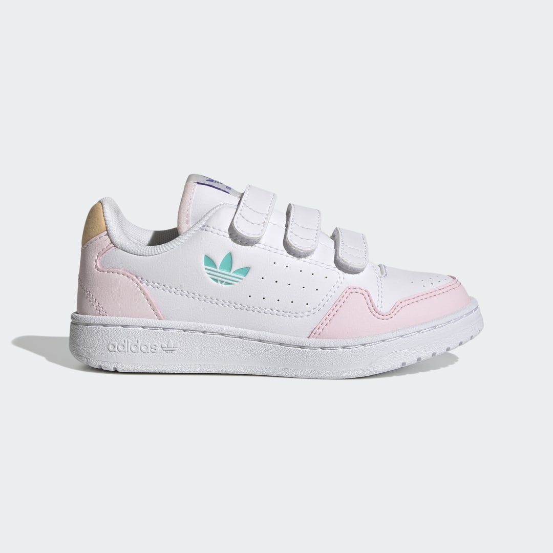 Adidas NY 90 kindersneaker paars, roze en wit