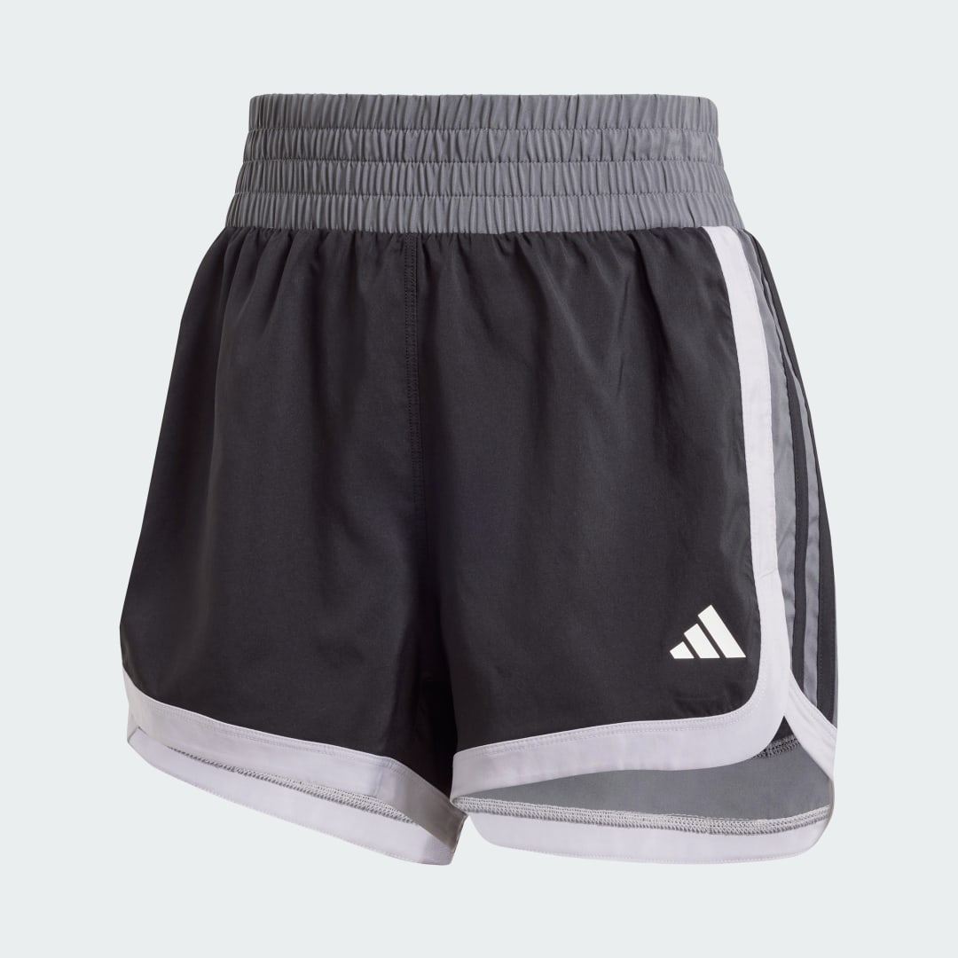 Adidas Pacer Woven Training Colorblock High-Rise Short