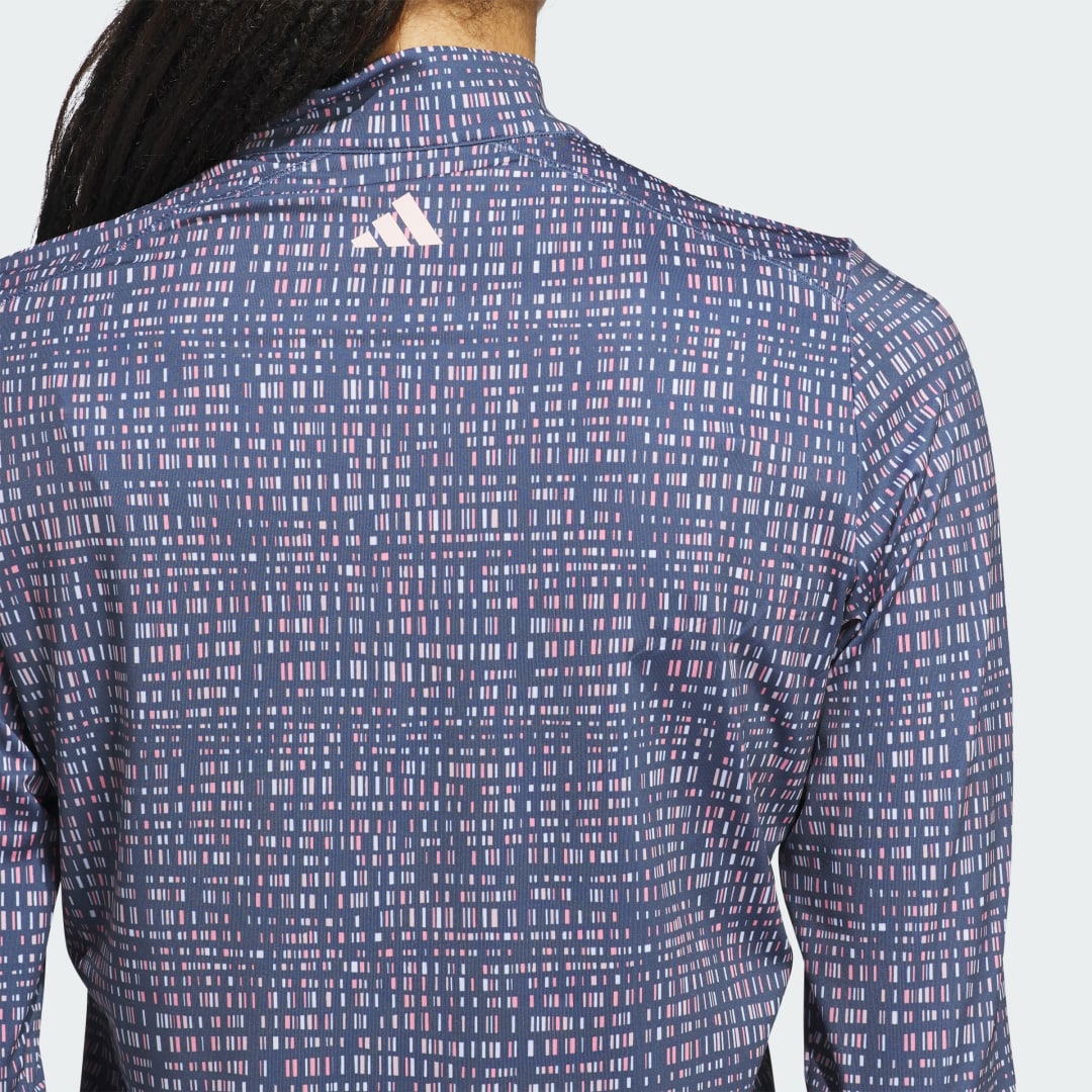 

adidas Playera Ultimate365 Printed Cierre Corto Mujer, Preloved ink
