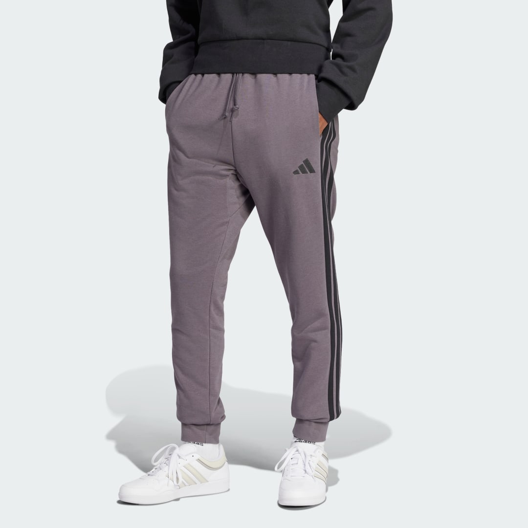 Adidas Sportswear Sportbroek M 3S FT TC PT Joggingbroek van zacht French Terry materiaal (1-delig)