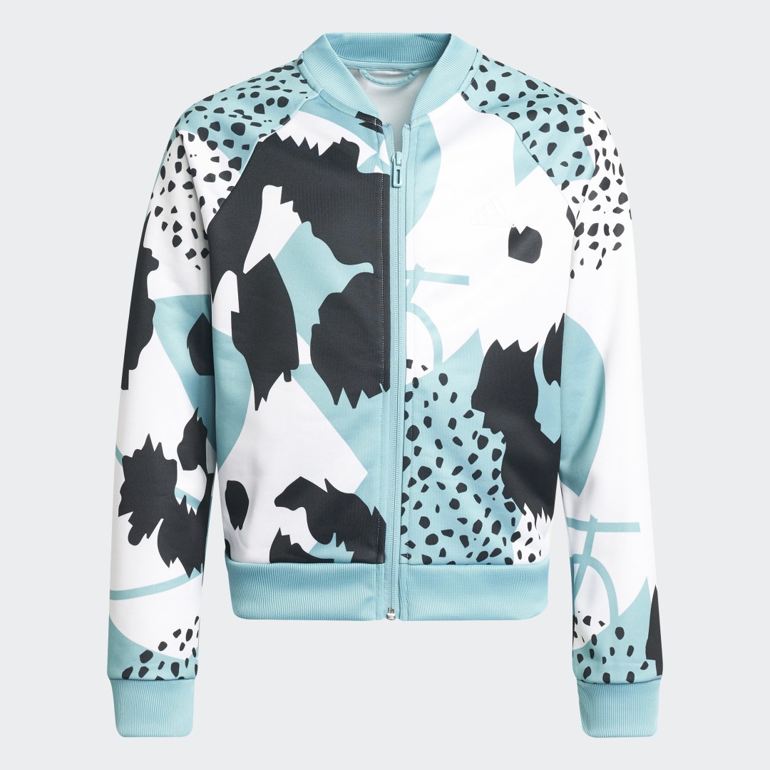AEROREADY Animal Print Warm-Up Zip-Pocket Regular Trainingsjack AEROREADY Animal Print Warm-Up Zip-Pocket Regular Trainingsjack