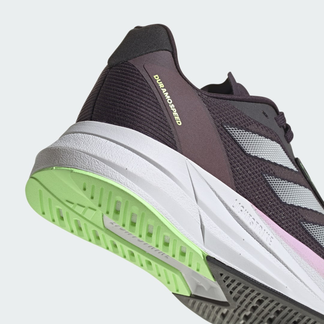 

adidas Tenis Duramo Speed Mujer, Aurora negro/zero metalic/negro